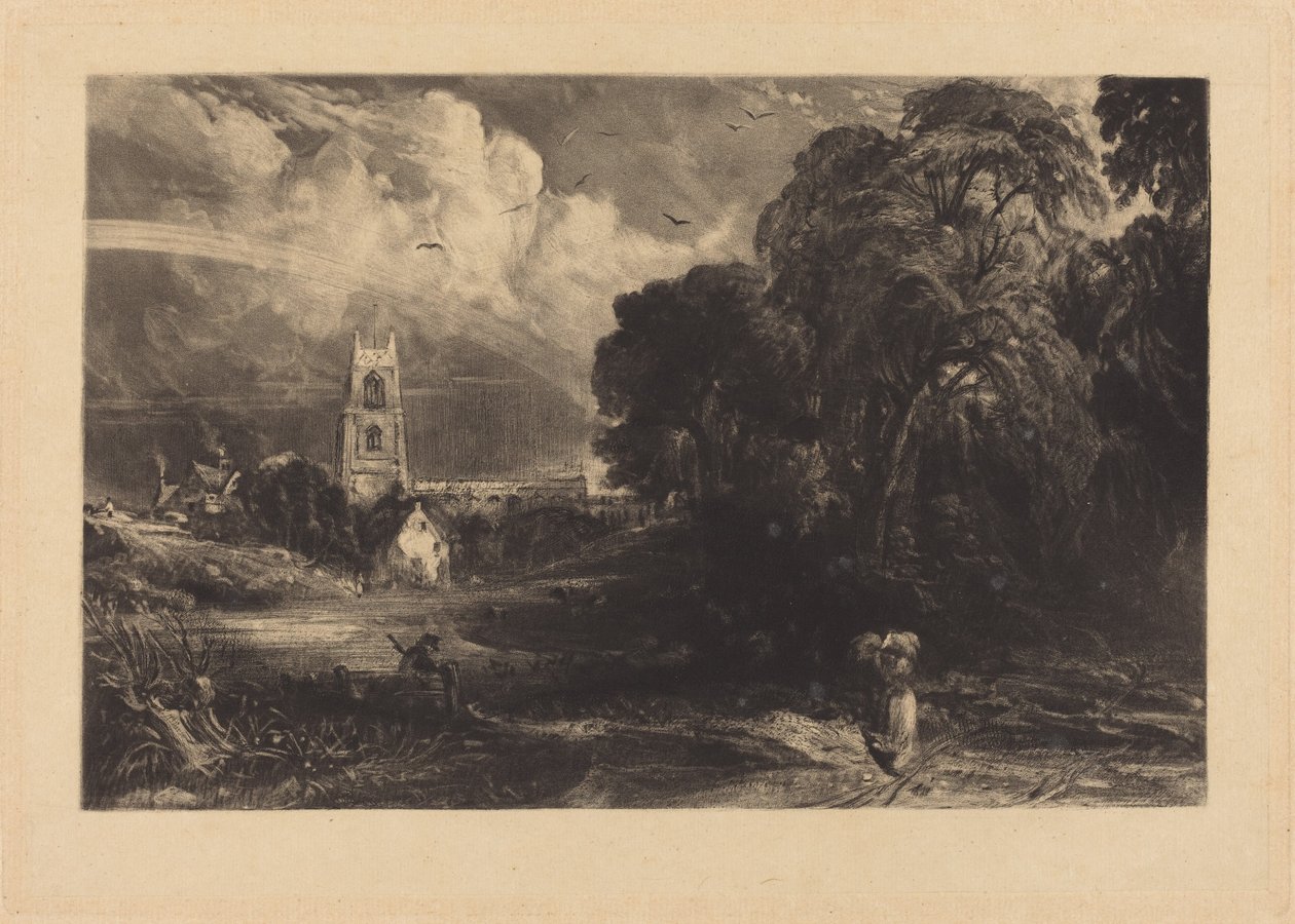 Stoke-by-Neyland av John Constable