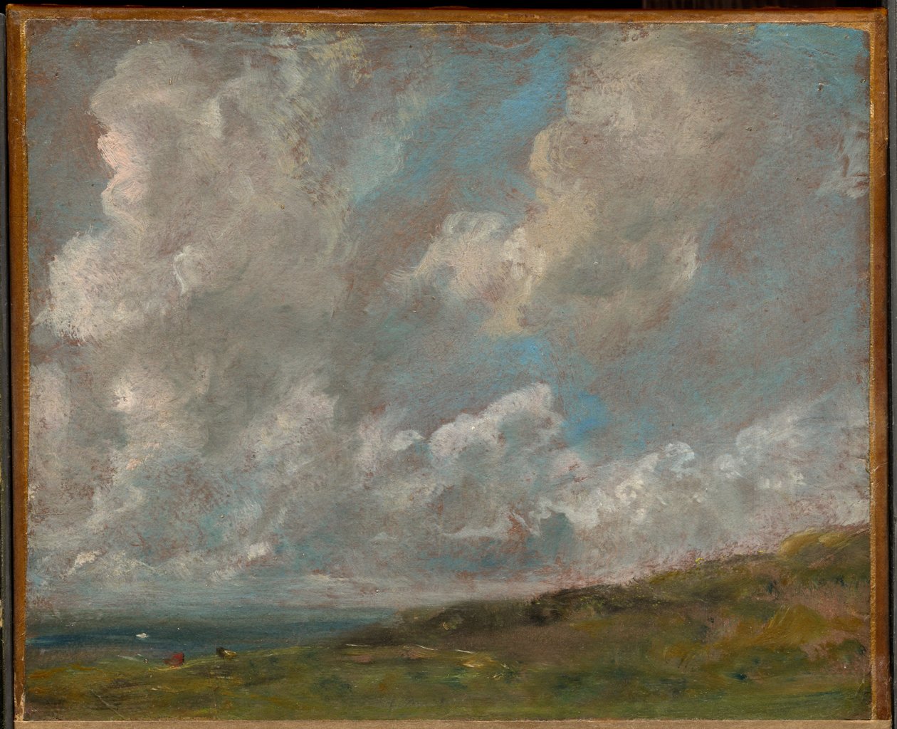 Studie av skyer over et landskap av John Constable