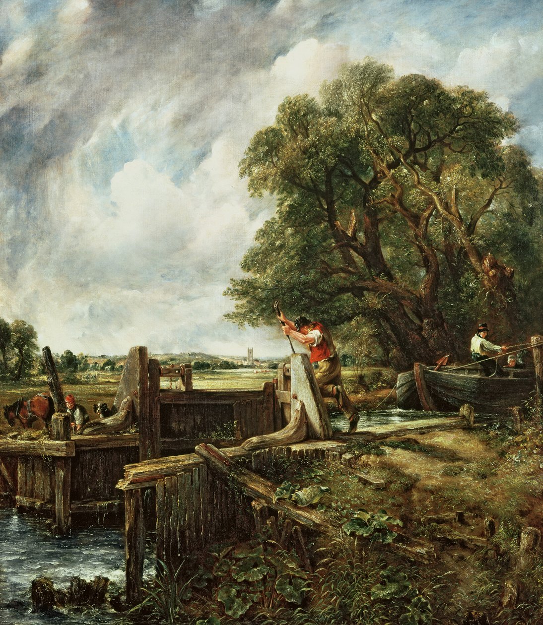 Låsen, 1824 av John Constable