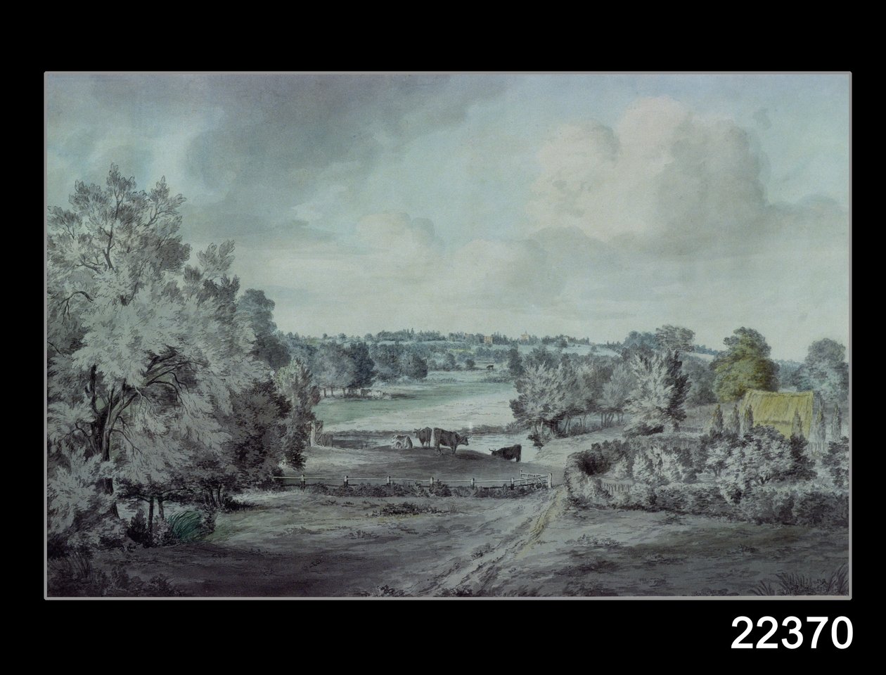 The Valley of the Stour, med Langham kirke i det fjerne av John Constable