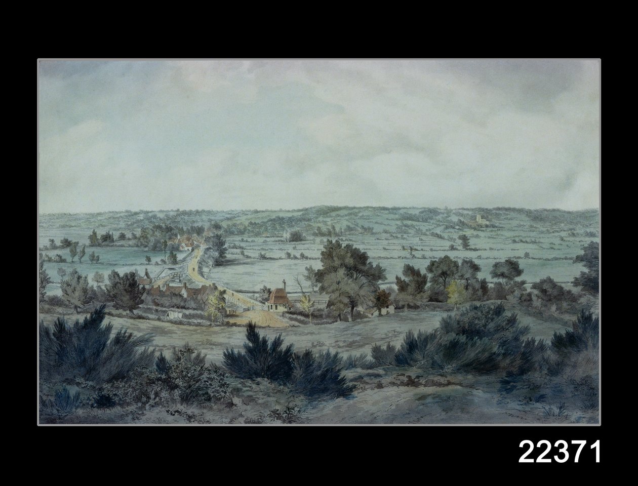 The Valley of the Stour, med Stratford St.Mary i det fjerne av John Constable