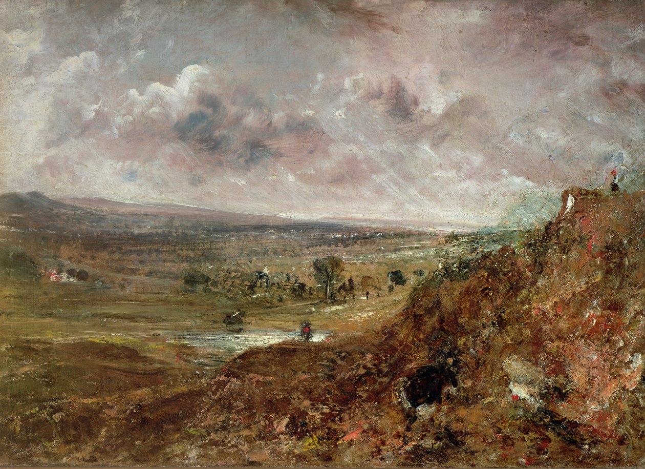 Utsikt over Hampstead Heath av John Constable