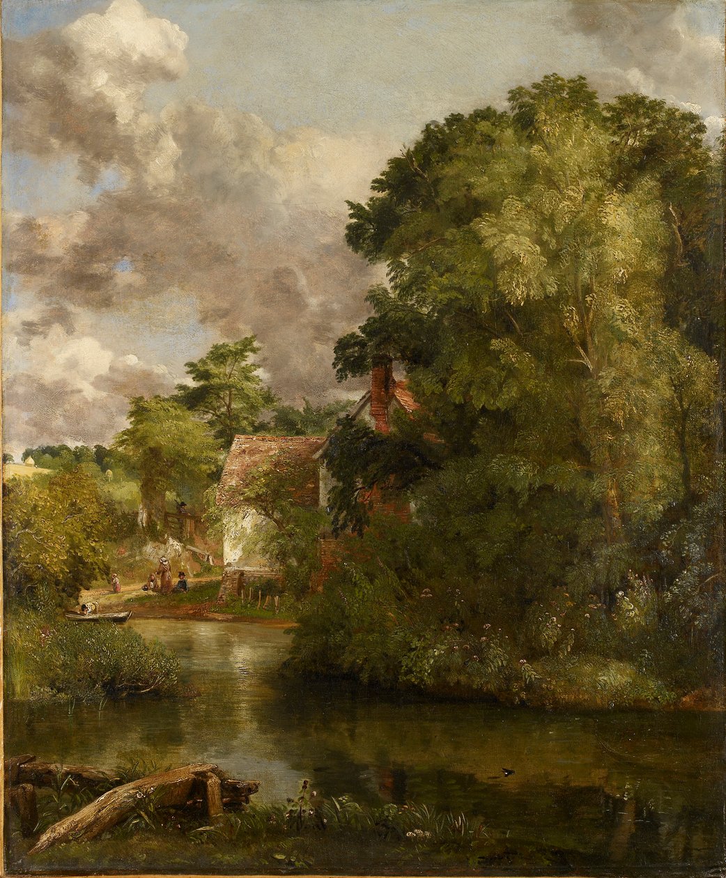 Willy Lotts hus fra Stour The Valley Farm, c1816-1818 av John Constable