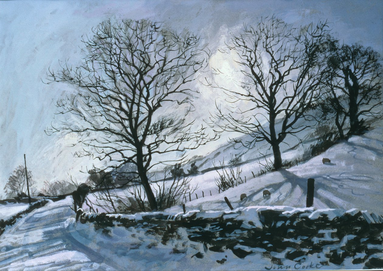 Vinterettermiddag i Dentdale av John Cooke