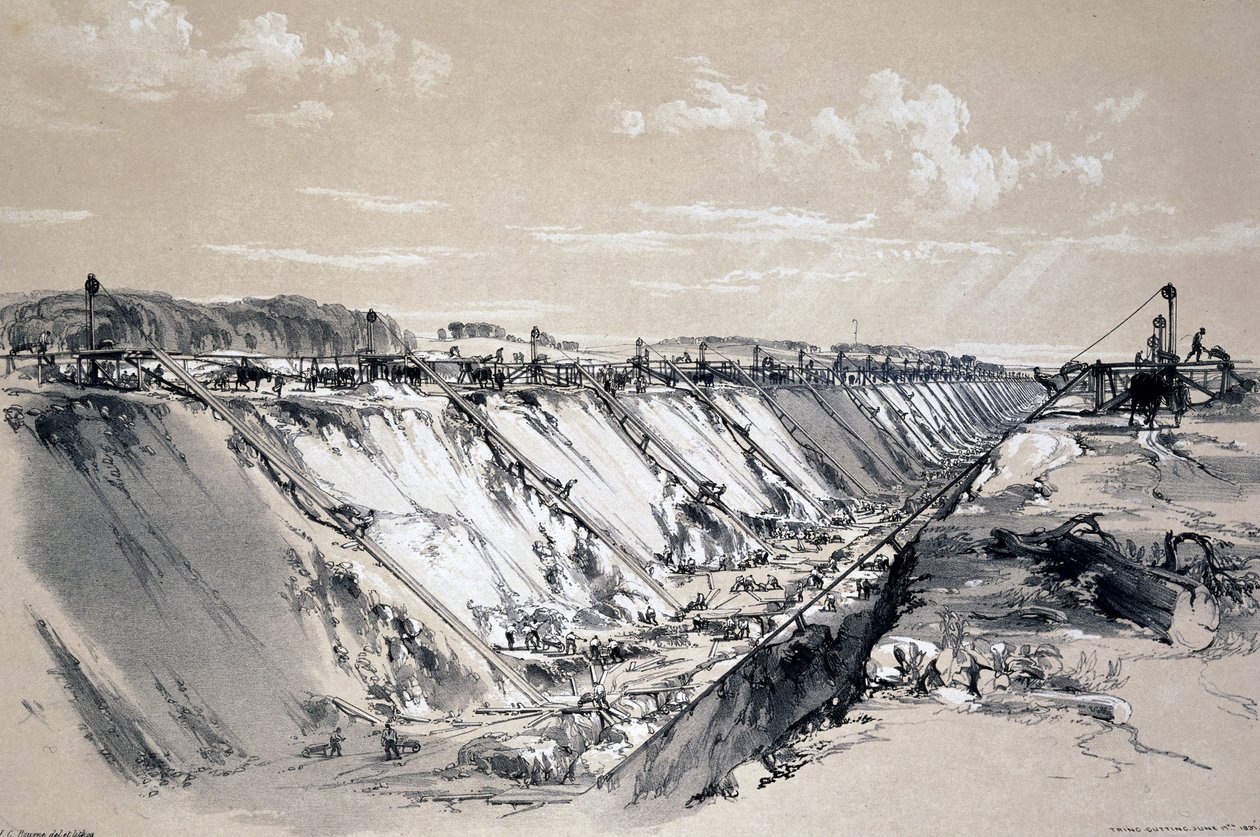 Tring Cutting, Hertfordshire av John Cooke Bourne