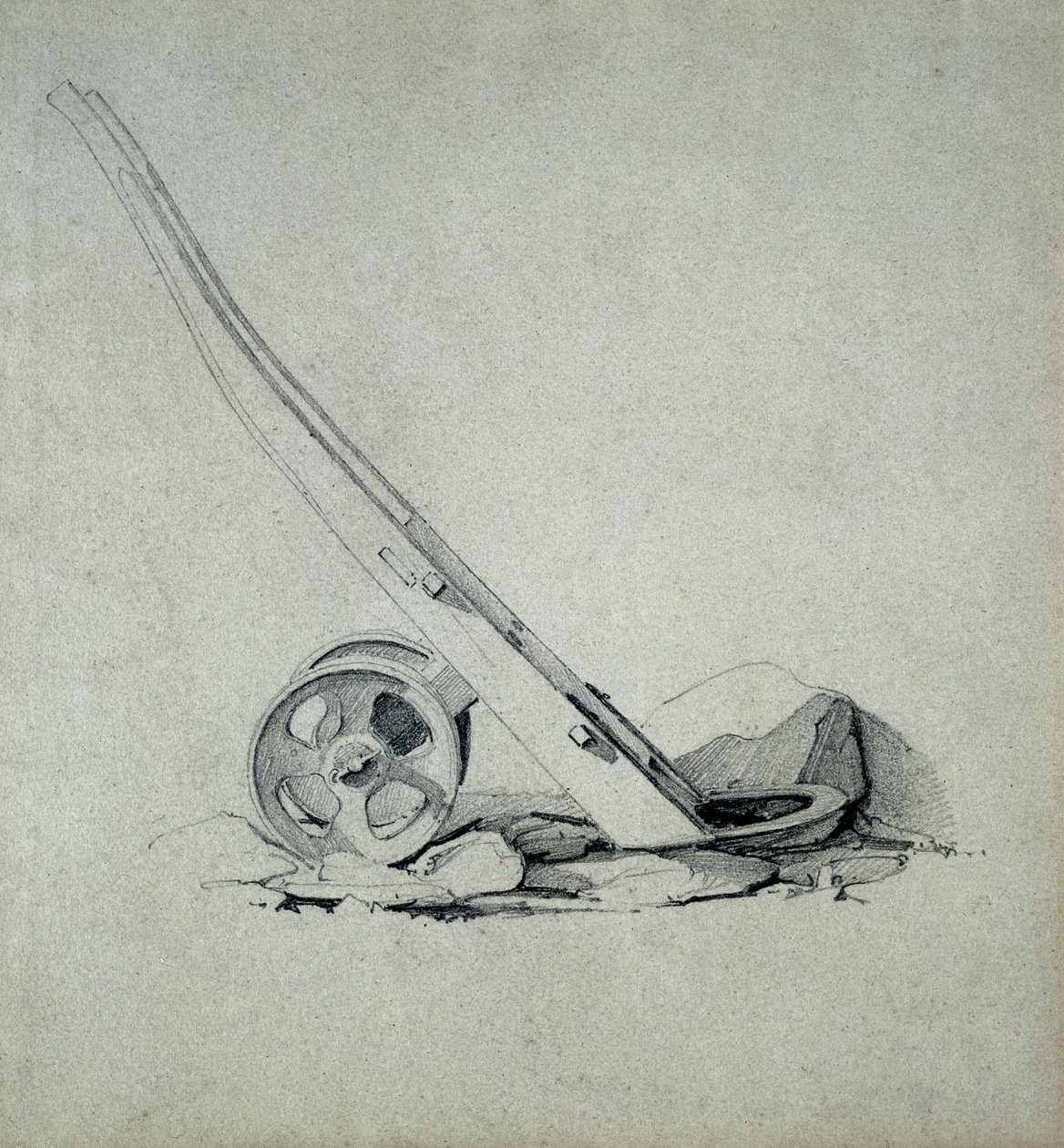 Lastebil, 1830-tallet (penn og blekk og vask på papir) av John Cooke Bourne