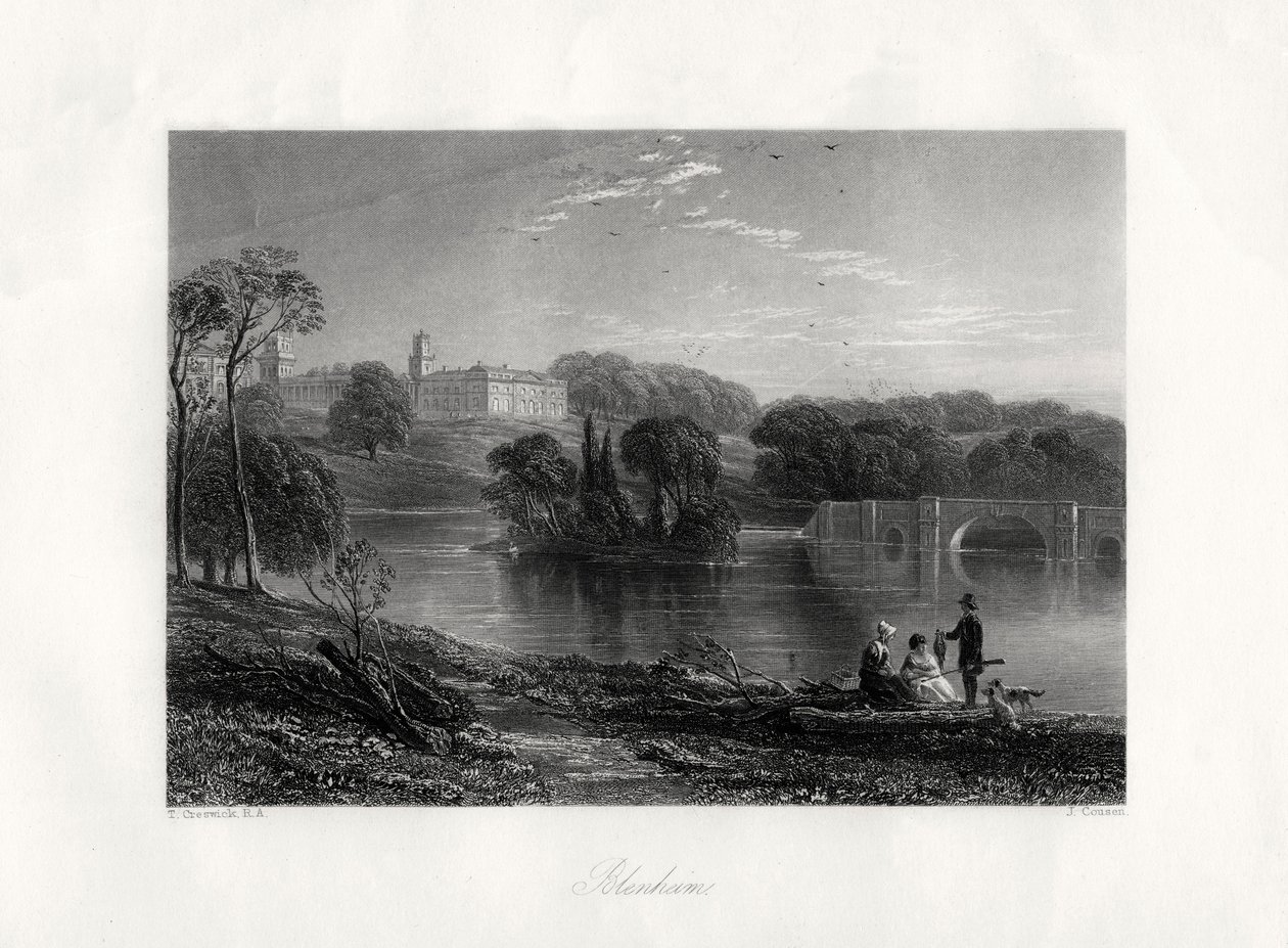 Blenheim, Oxfordshire, England, 1800-tallet av John Cousen