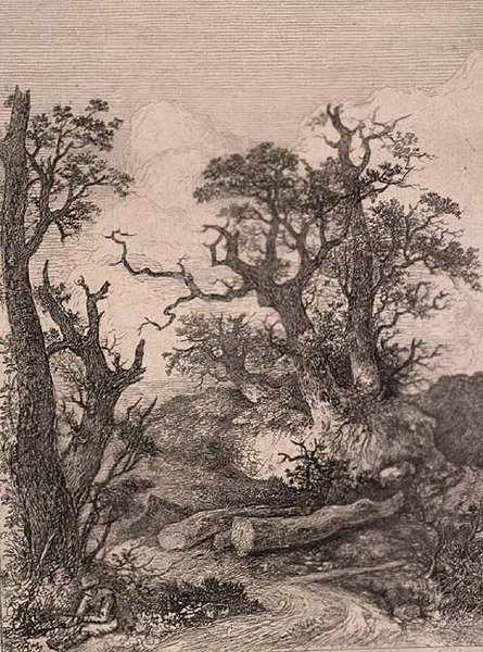 På Marlingford, pub. av J. & W. Freeman av John Crome