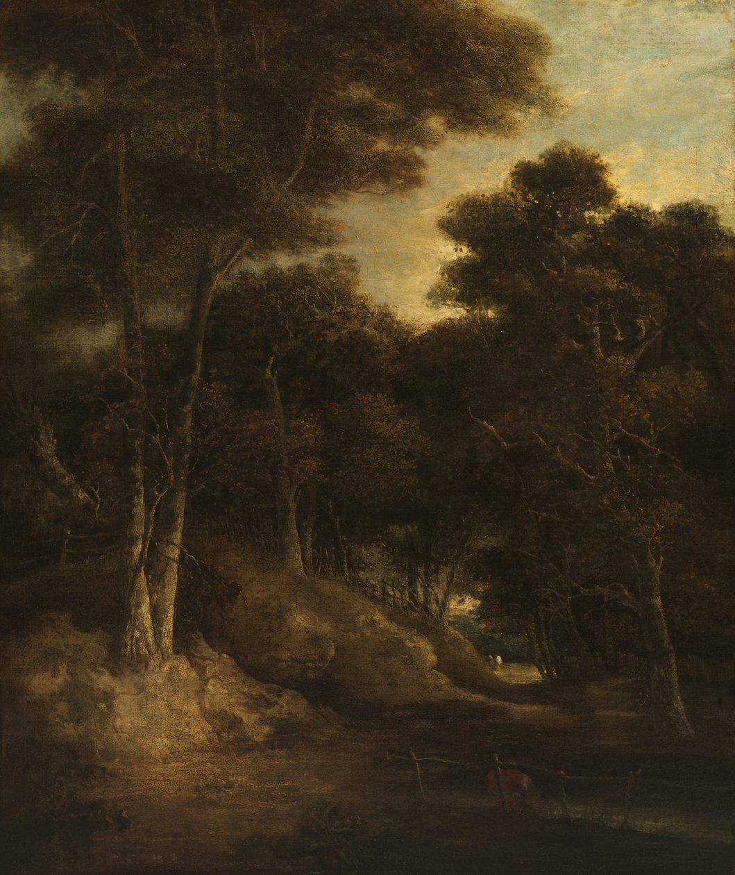 Landskap - Edge of a Wood, ca. 1800-20 av John Crome