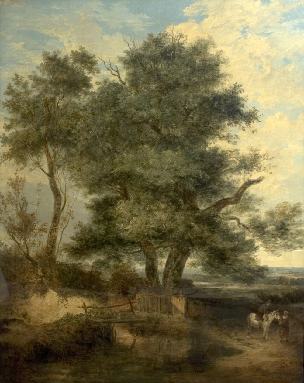 Trær ved en bekk av John Crome