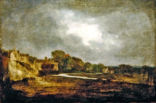 Utsikt ved Hellesdon (olje på lerret) av John Crome