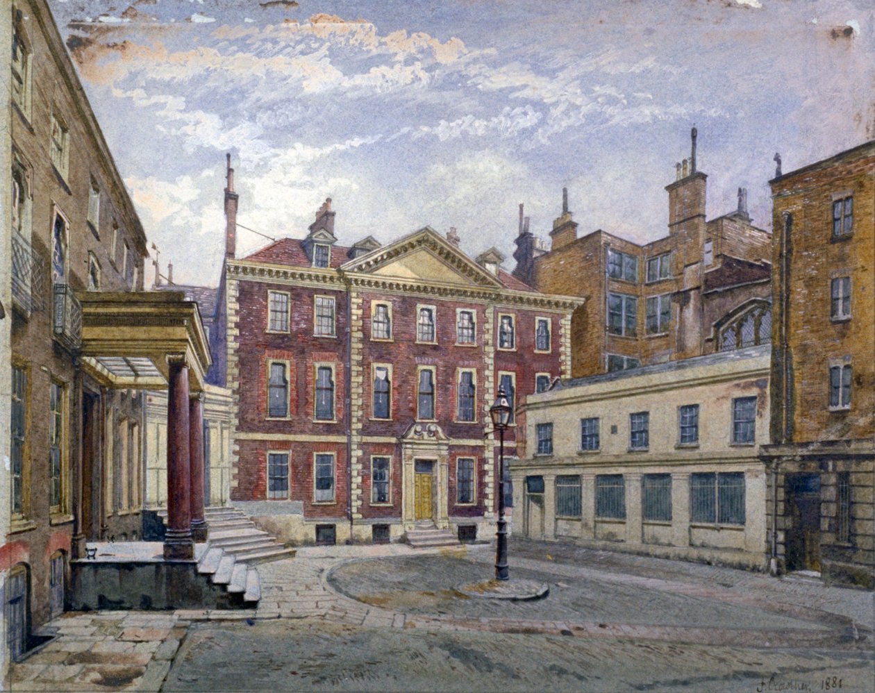 Austin Friars Street, City of London, 1881 av John Crowther