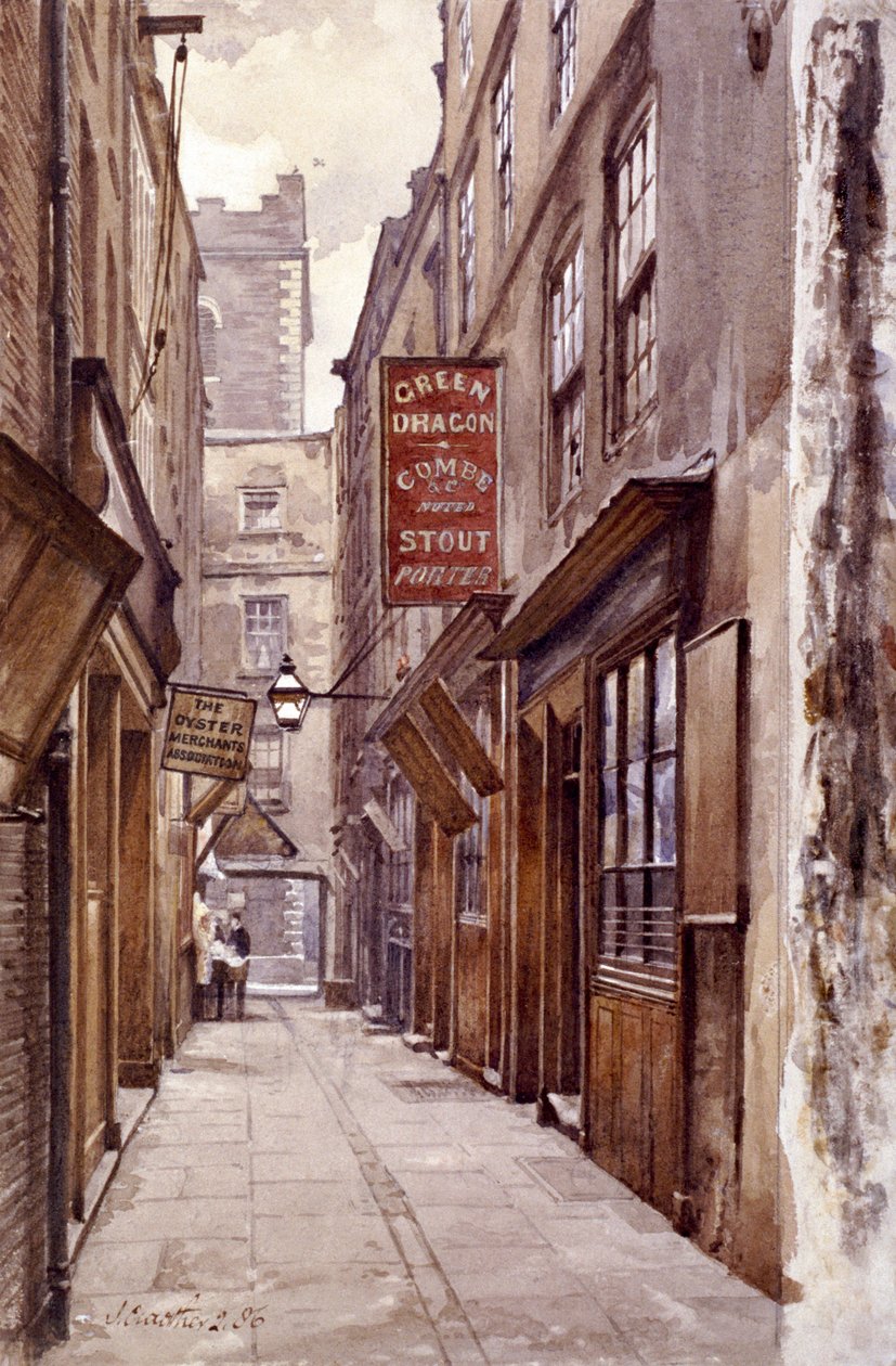 Botolph Alley, London, 1886 av John Crowther