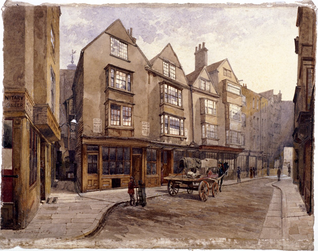 Cloth Fair, London, 1884 av John Crowther