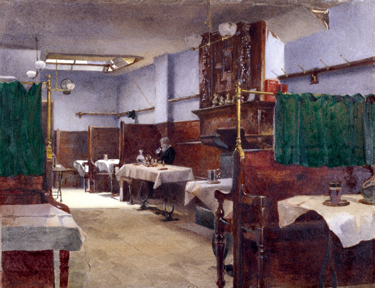 Cock Tavern, Fleet Street, London, 1881 av John Crowther