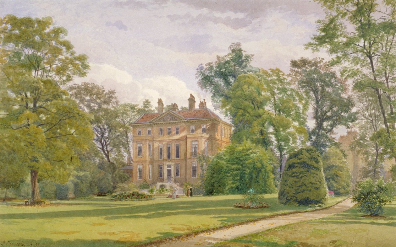 Hagefronten til Wandsworth Manor House, St John