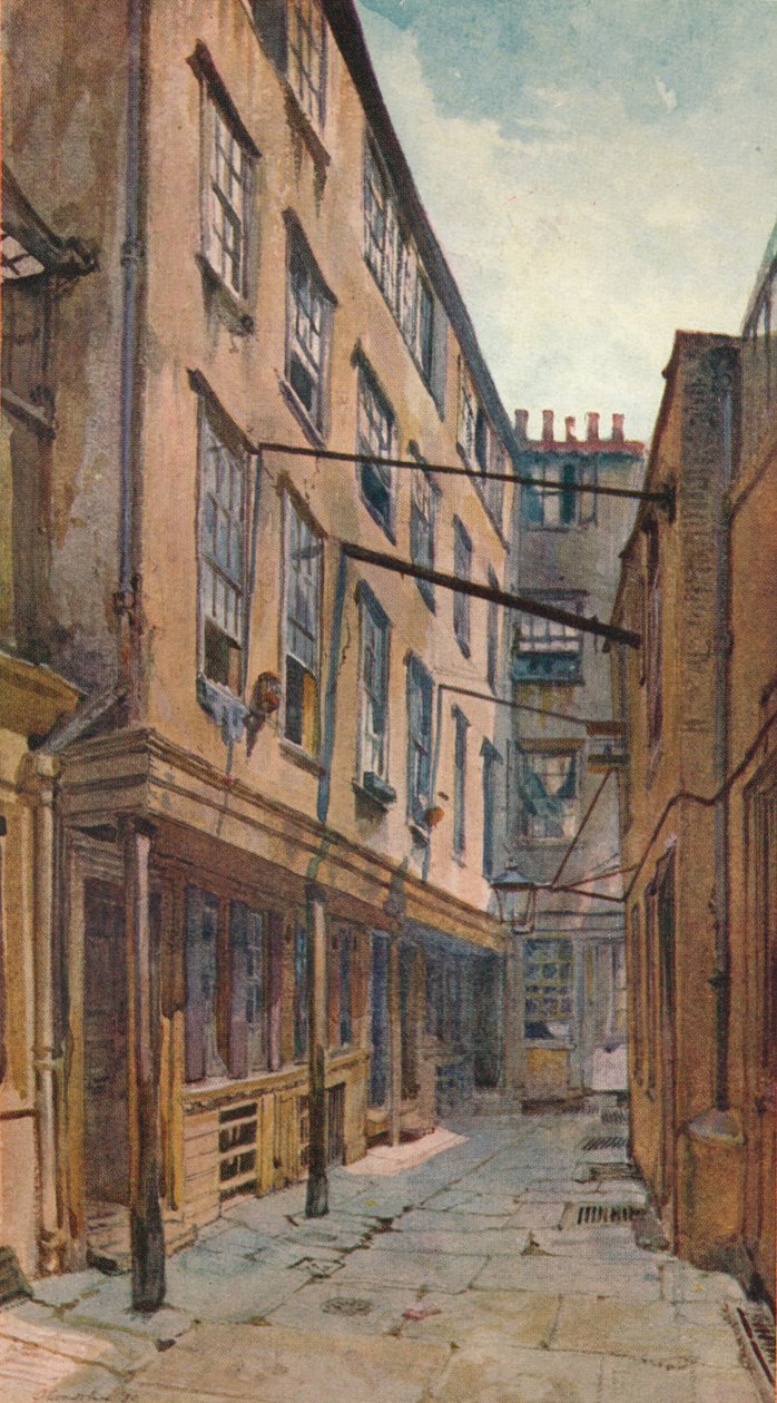 Golden Buildings, Strand, Westminster, London, c1880 1926 av John Crowther