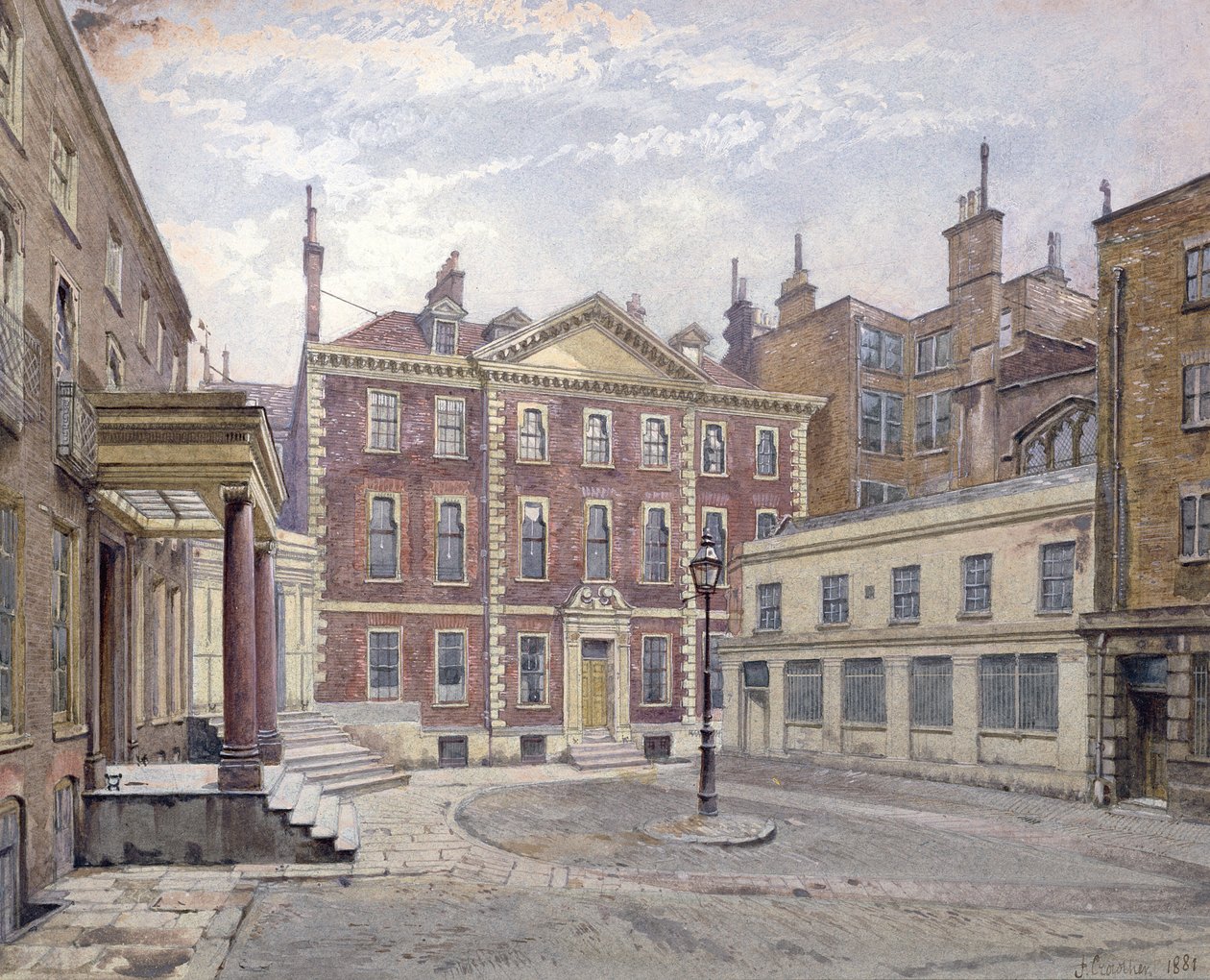 Hus i Austin Friars, City of London av John Crowther