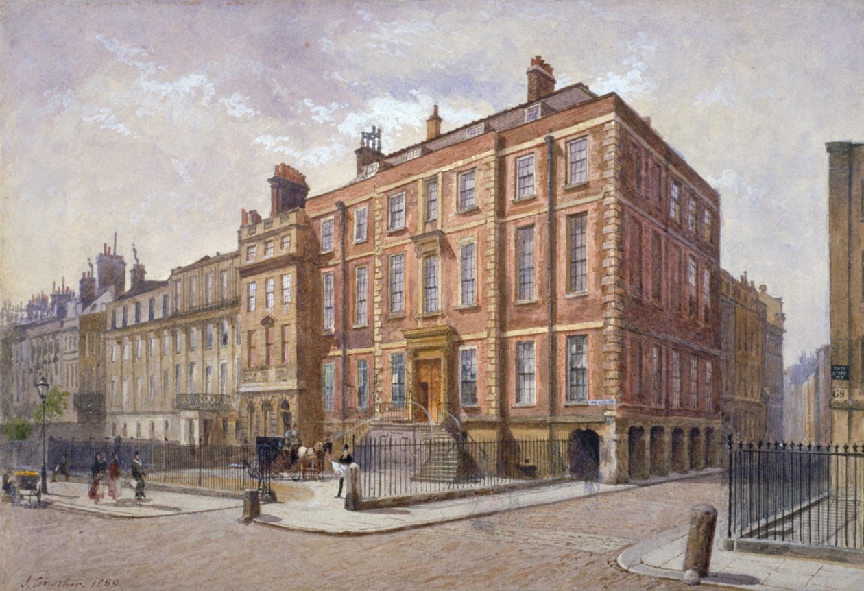 Newcastle House, Holborn, London, 1880 av John Crowther