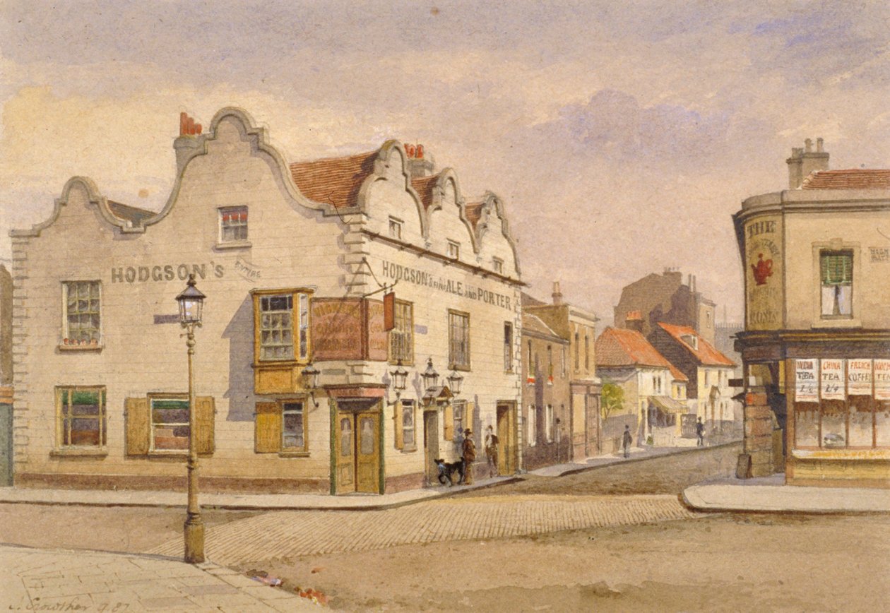 Raven Inn, Battersea, London, 1887. av John Crowther