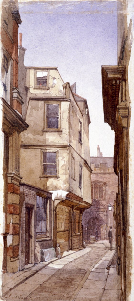 Bosted til Anne Boleyns far, Great St Helens, London, 1883 av John Crowther