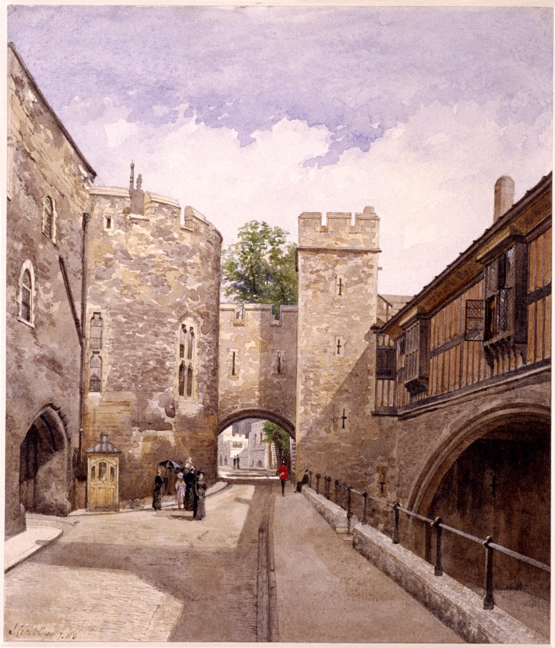 Tower of London, London, 1883 av John Crowther