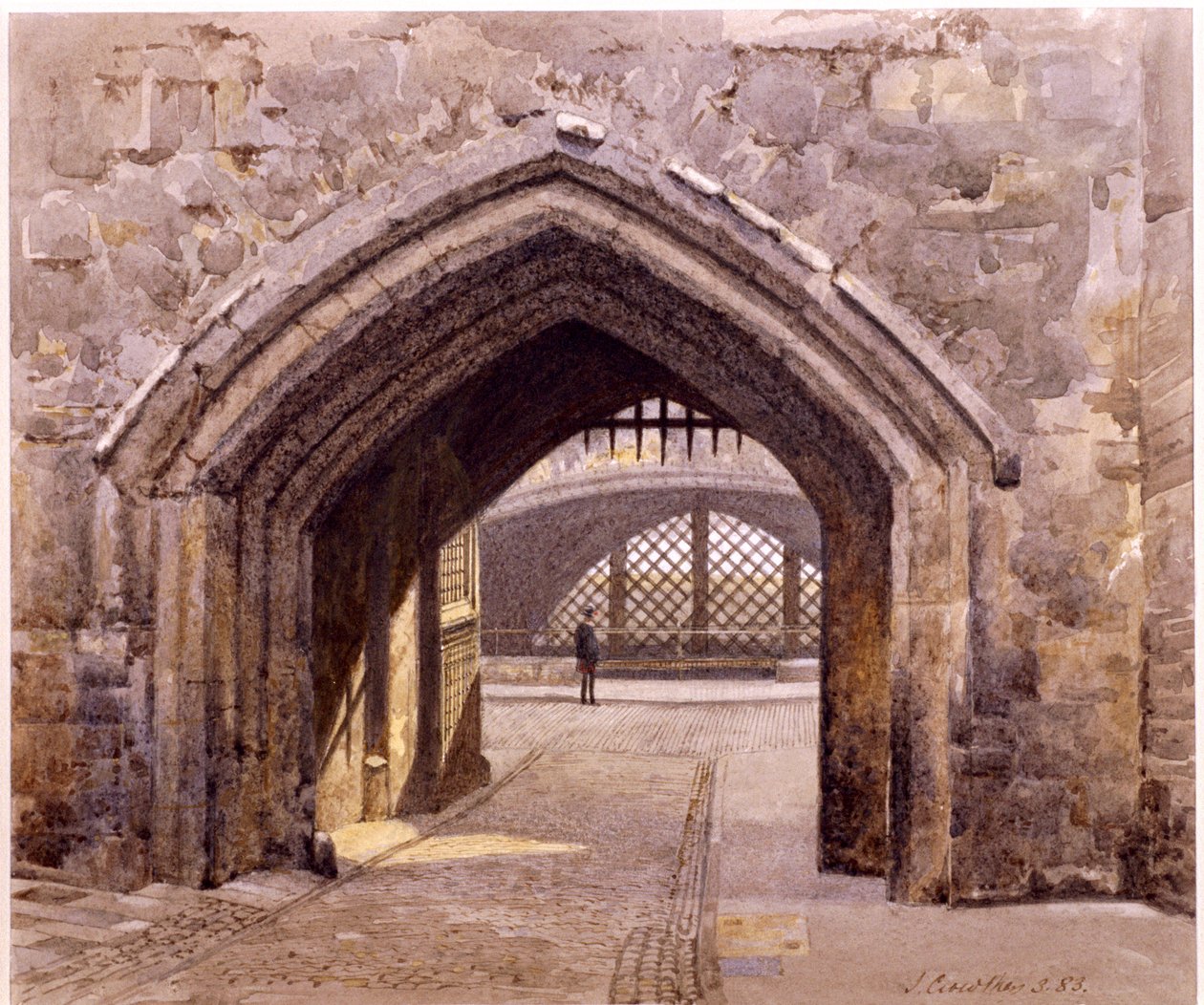Tower of London, London, 1883 av John Crowther
