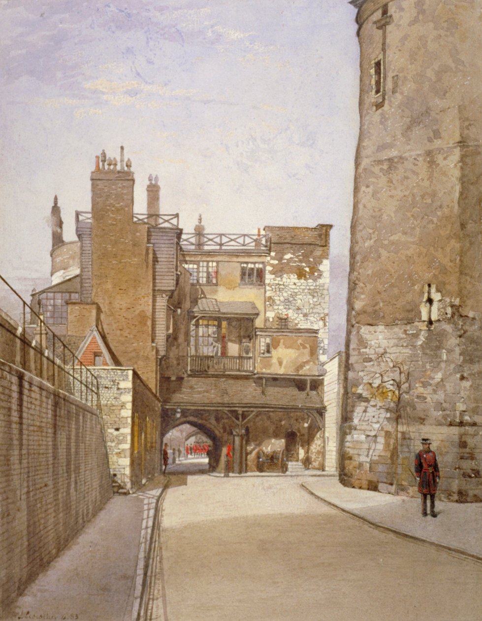 Tower of London, Stepney, London, 1883 av John Crowther