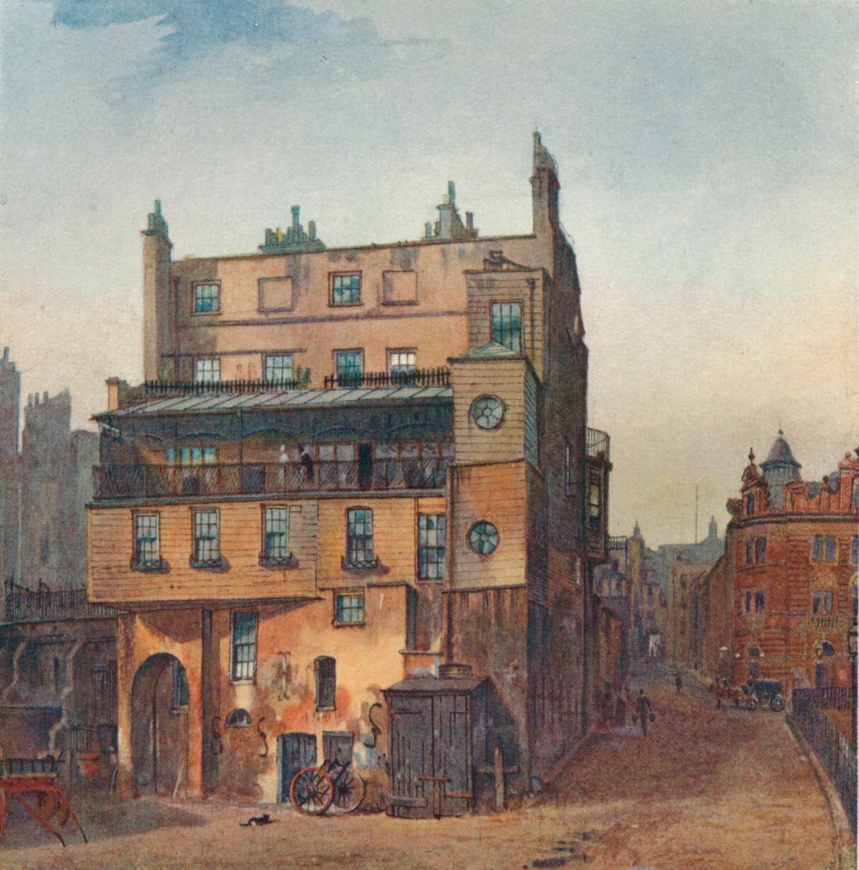 Utsikt over et hus, Cecil Street, Westminster, London, 1882 av John Crowther