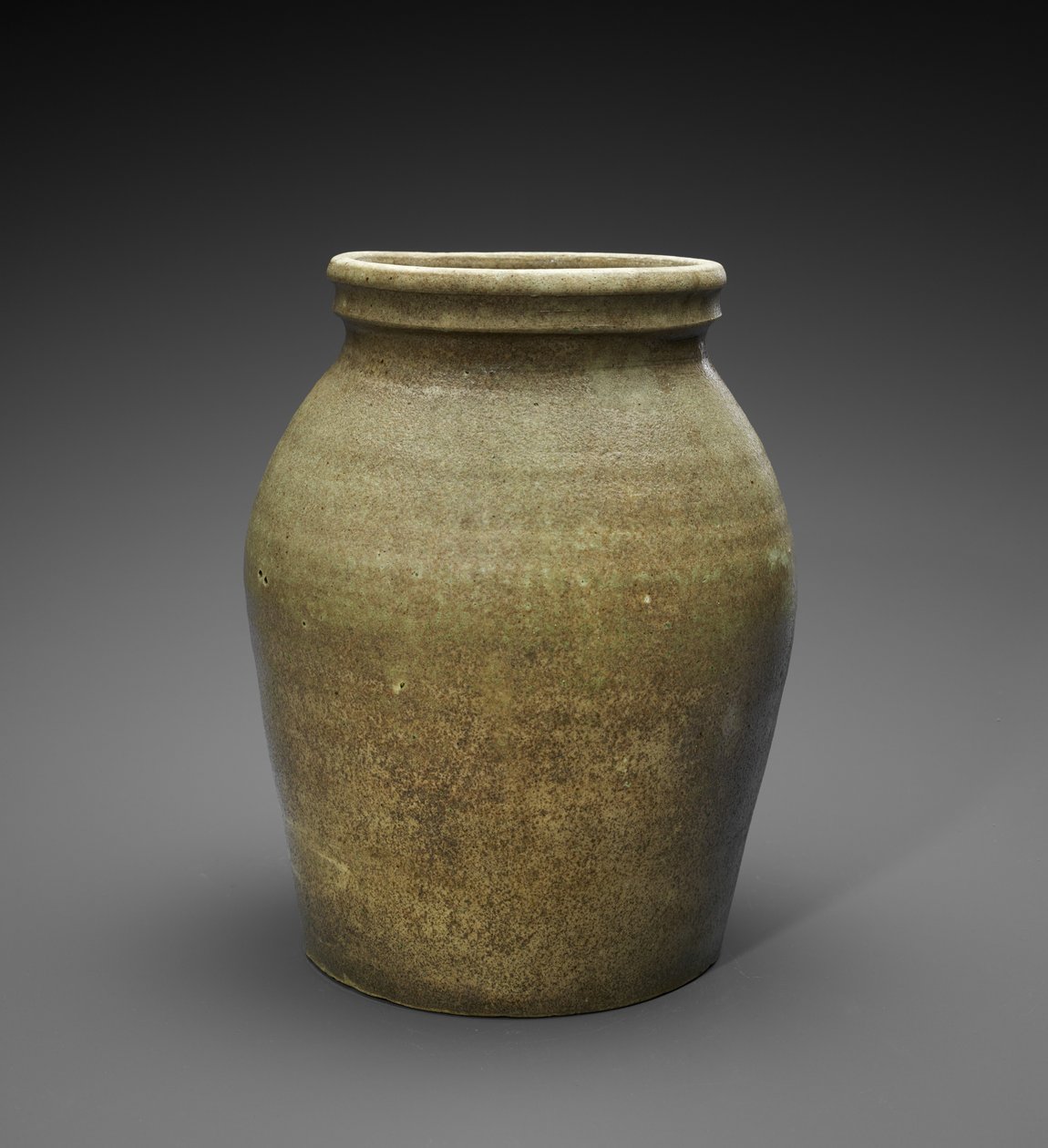 Jar, c. 1850-1883 (alkalisk glasert keramikk) av John Davis (attr.to) Leopard