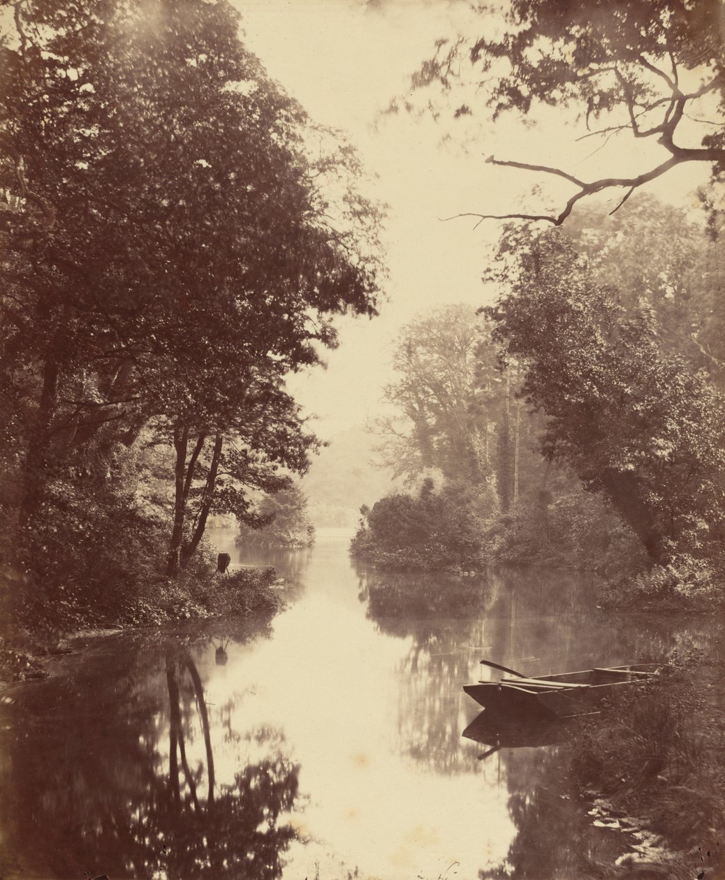 En sommeraften, Penllergare, 25. august 1854. av John Dillwyn Llewelyn