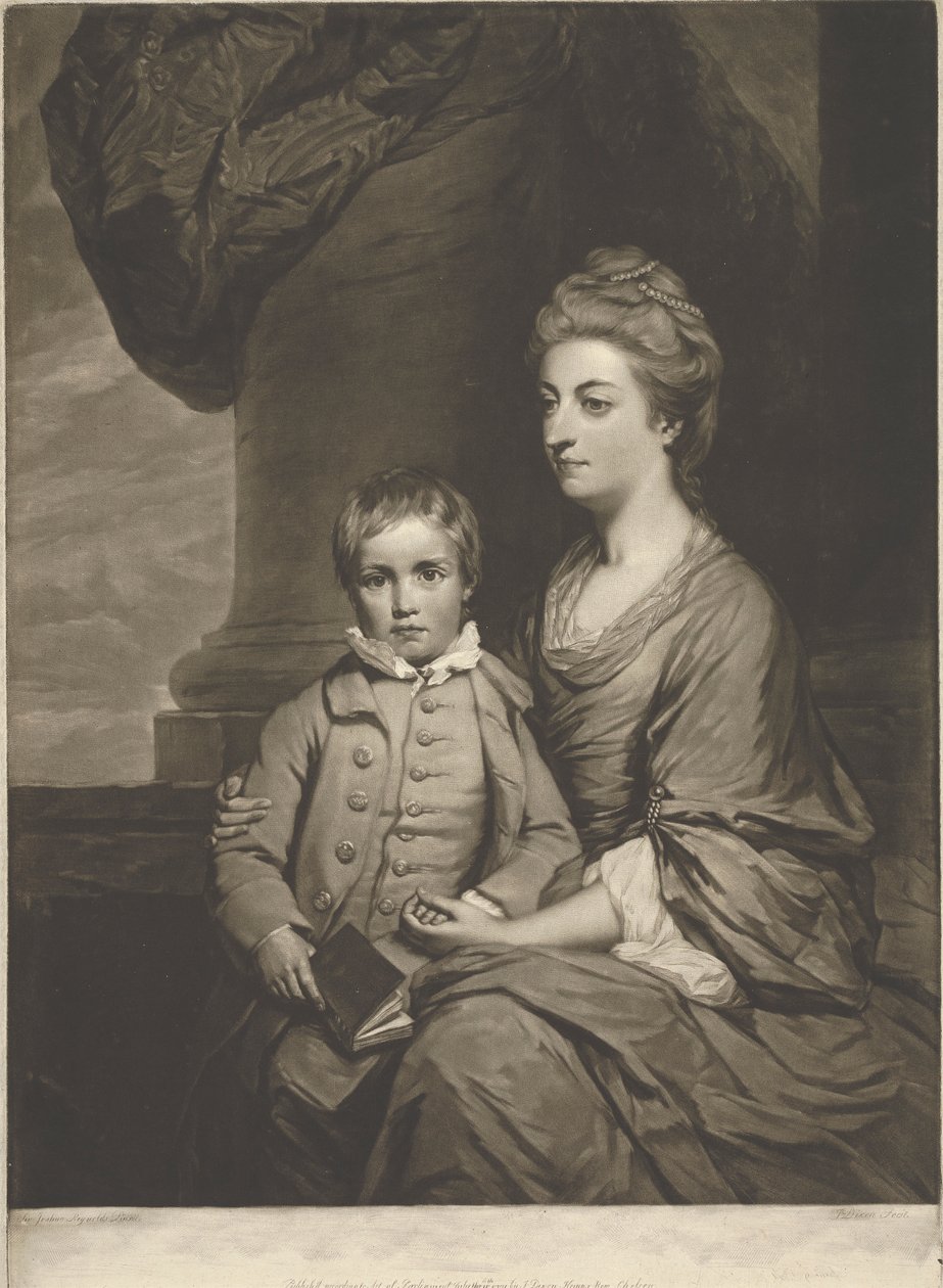 Elizabeth, grevinne av Pembroke, og Rt. Honble. George, Lord Herbert av John Dixon