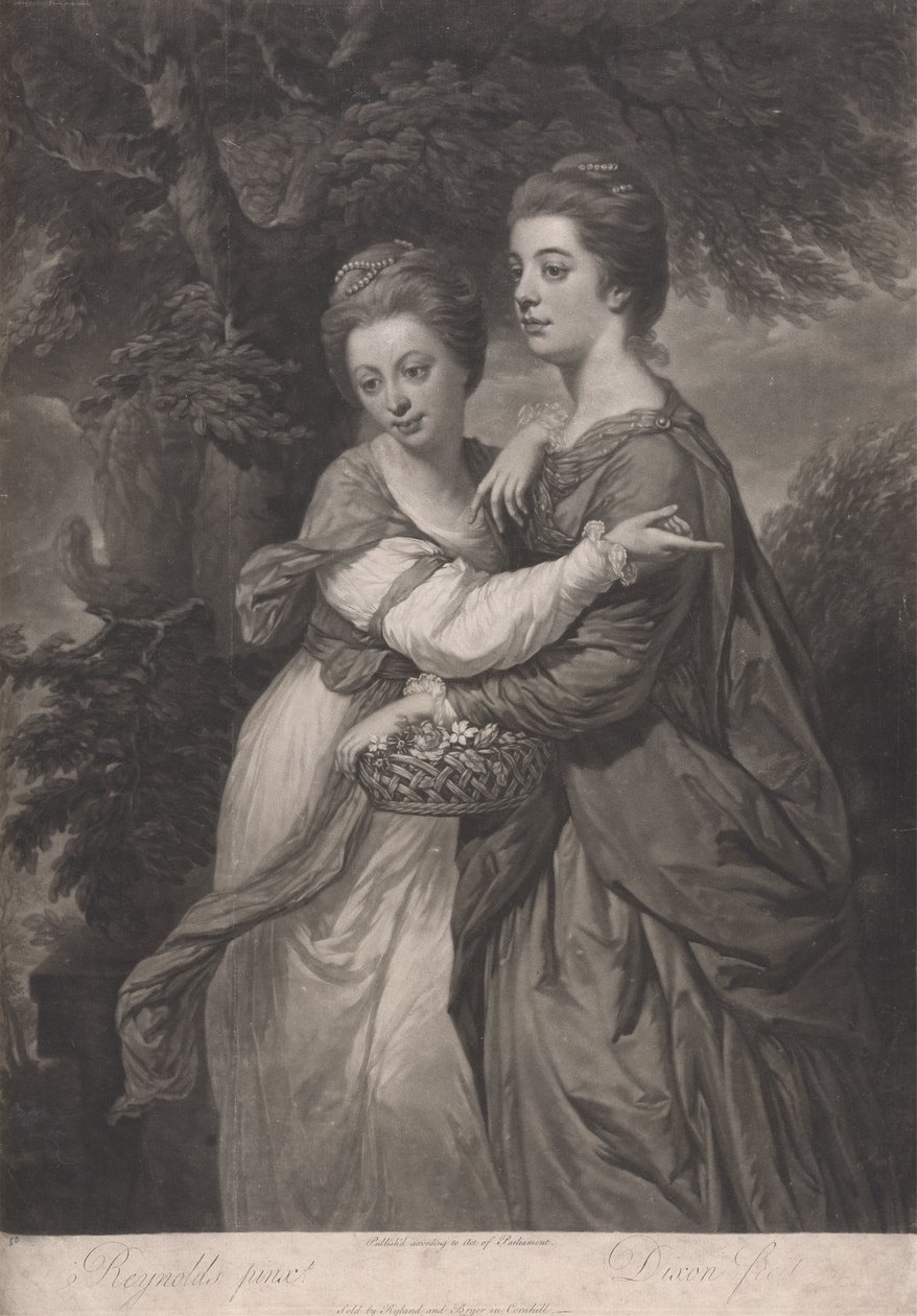 Elizabeth og Emma Crewe av John Dixon