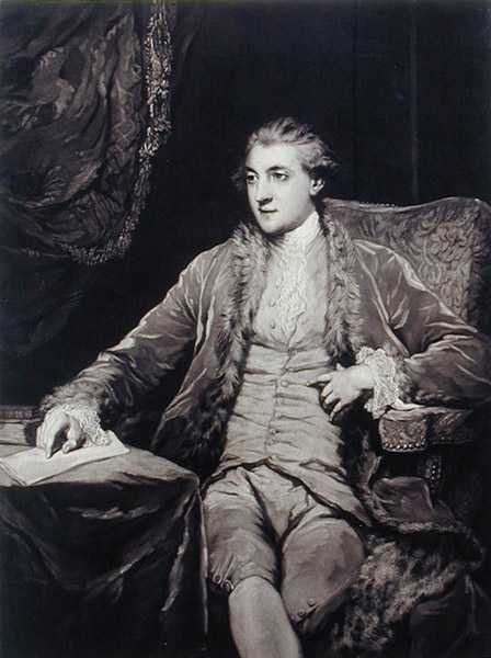 Portrett av hertugen av Leinster (1722-73) (litho) av John Dixon