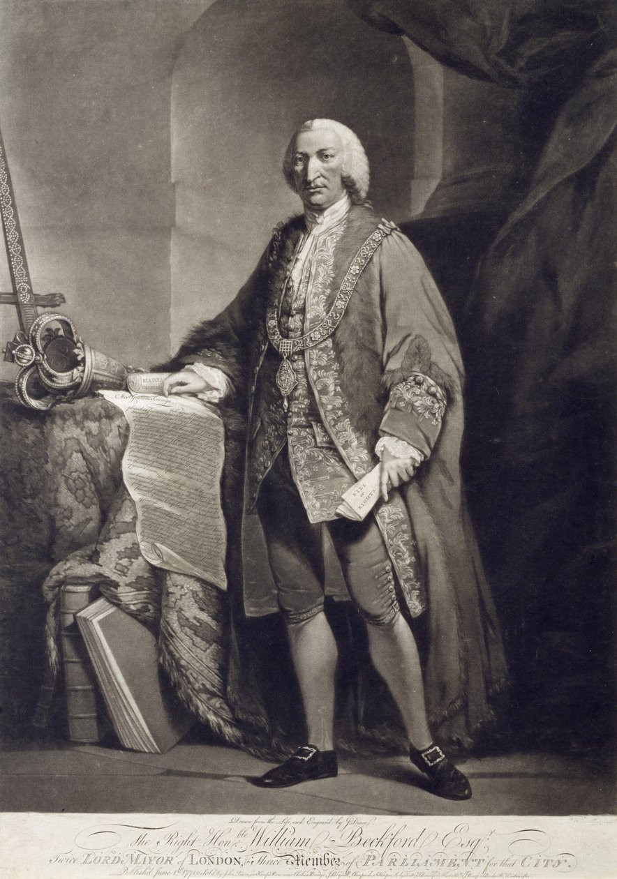 Den rette ærede William Beckford Esquire (1709–1770) av John Dixon