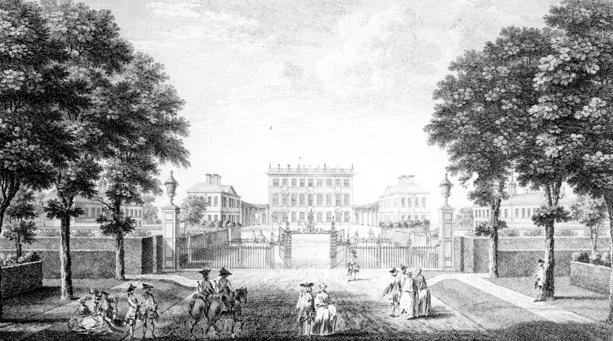 Cliveden House nær Maidenhead Bridge i County of Bucks, 1753 av John Donowell