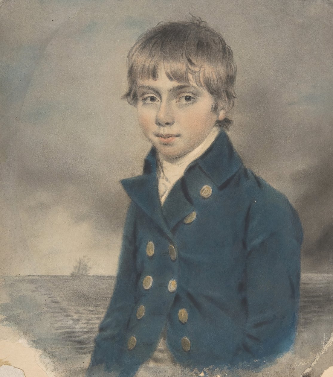 Memento Portrait of a Young Midship-Man, slutten av 1700-begynnelsen av 1800-tallet. av John Downman