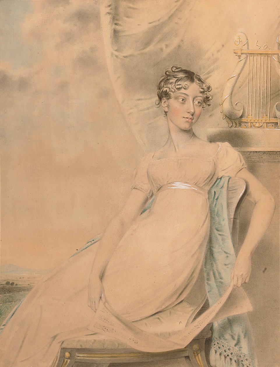 Portrett av Anne Lucy Poulett, Lady Nugent av John Downman