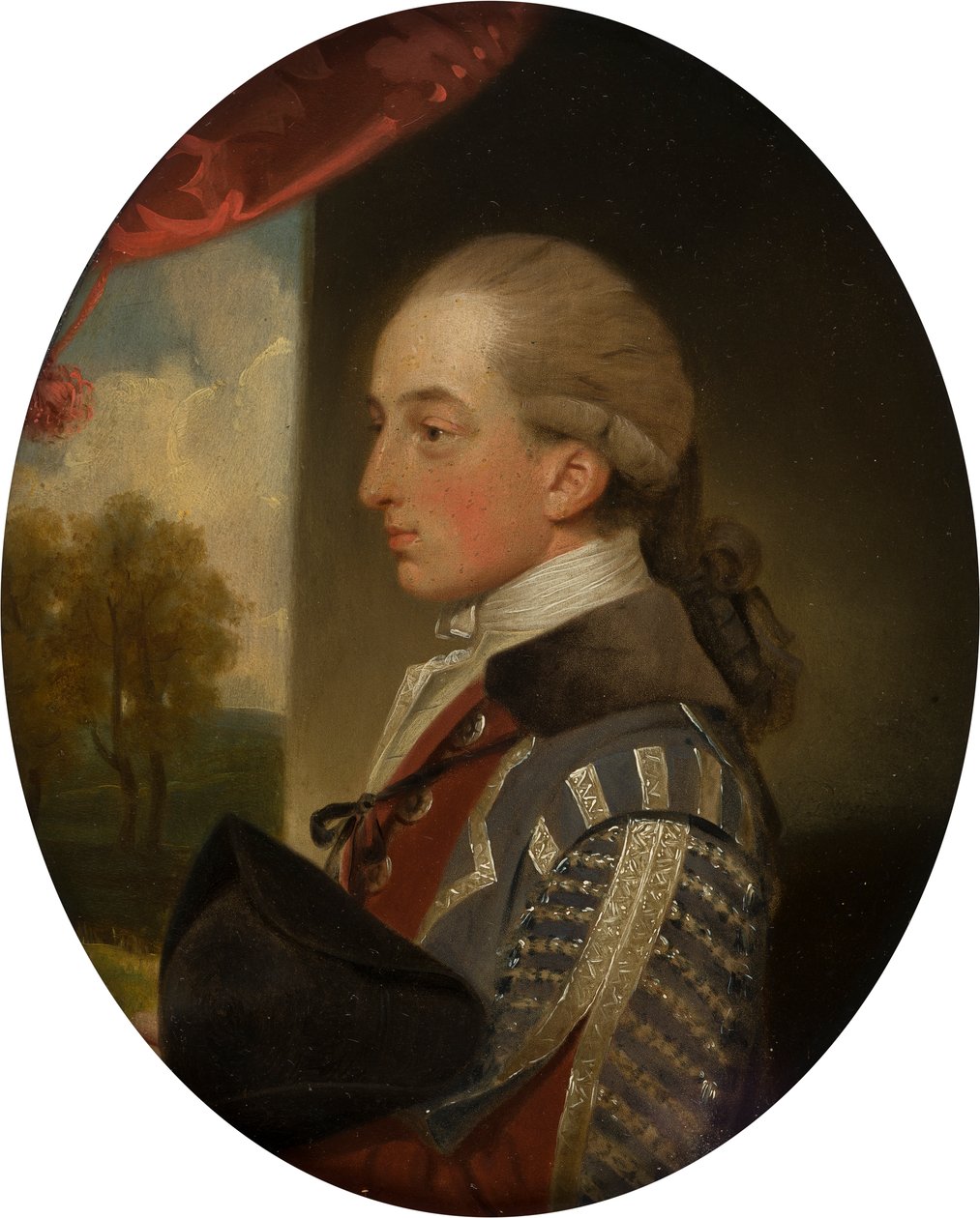 Portrett av Henry Bridgeman (1757-1782), ca. 1770-82 (olje på kobber) av John Downman