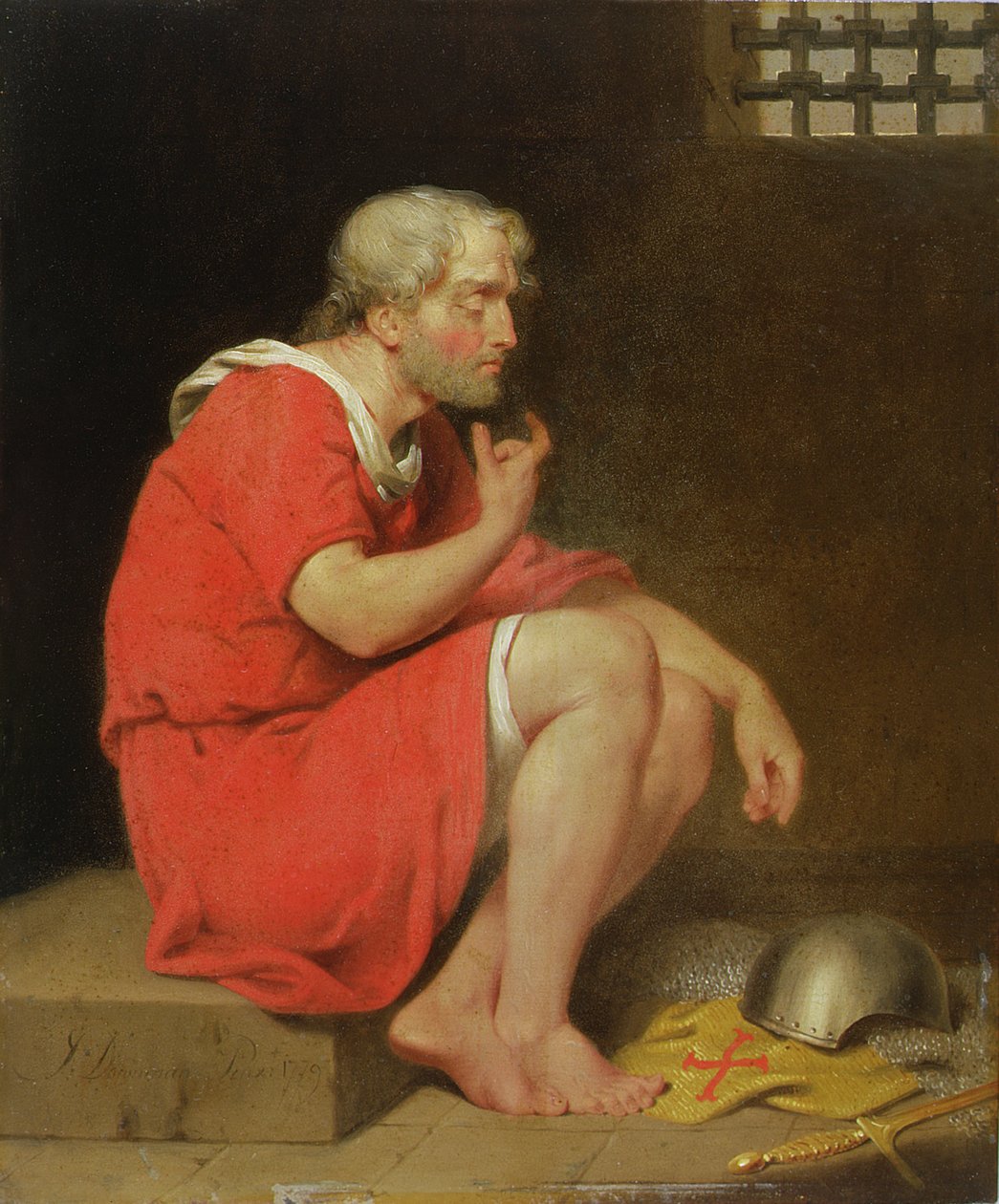 Robert (ca. 1054-1134) hertug av Normandie i fengsel av John Downman