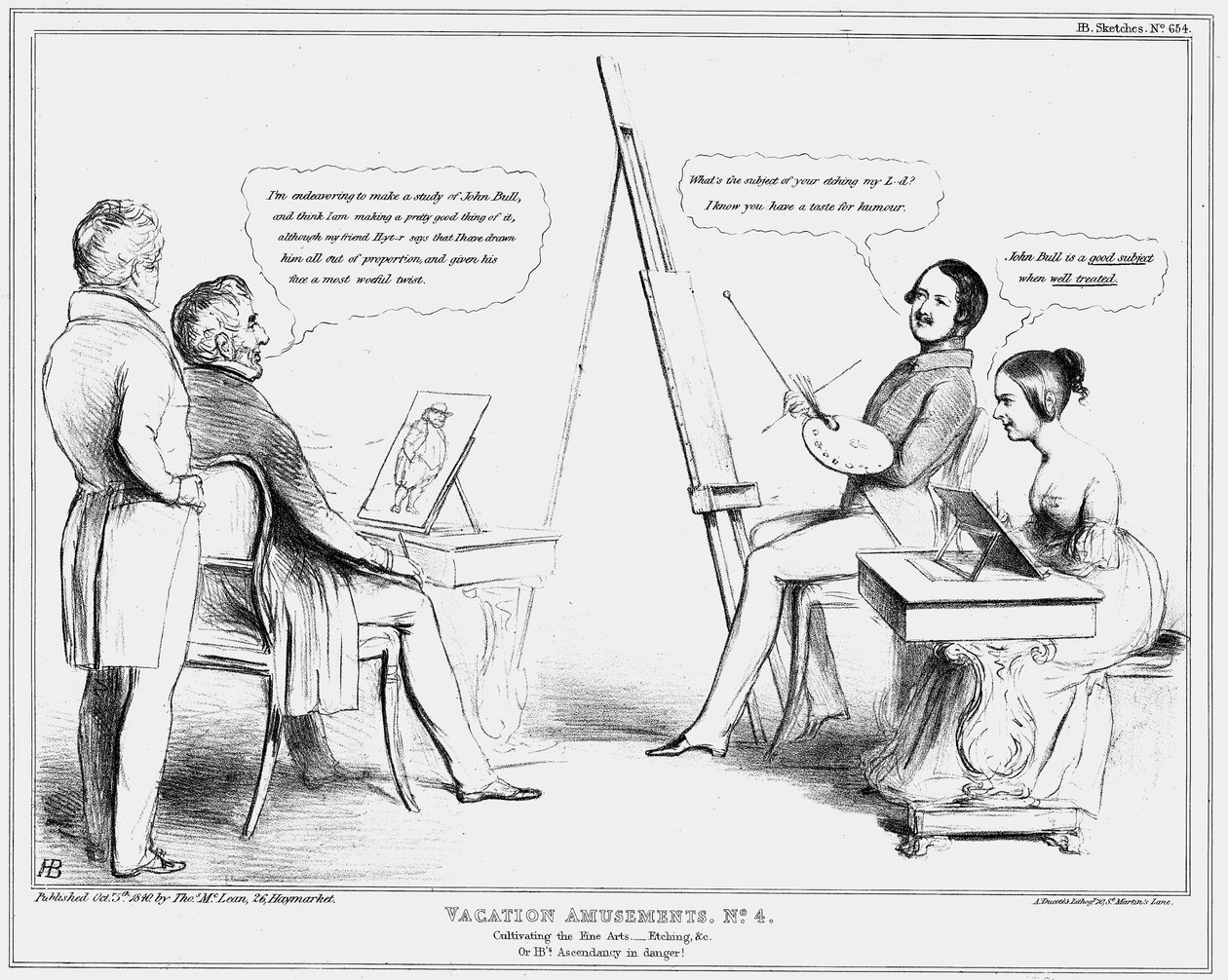 Ferieforlystelser nr. 4, 1840 av John Doyle
