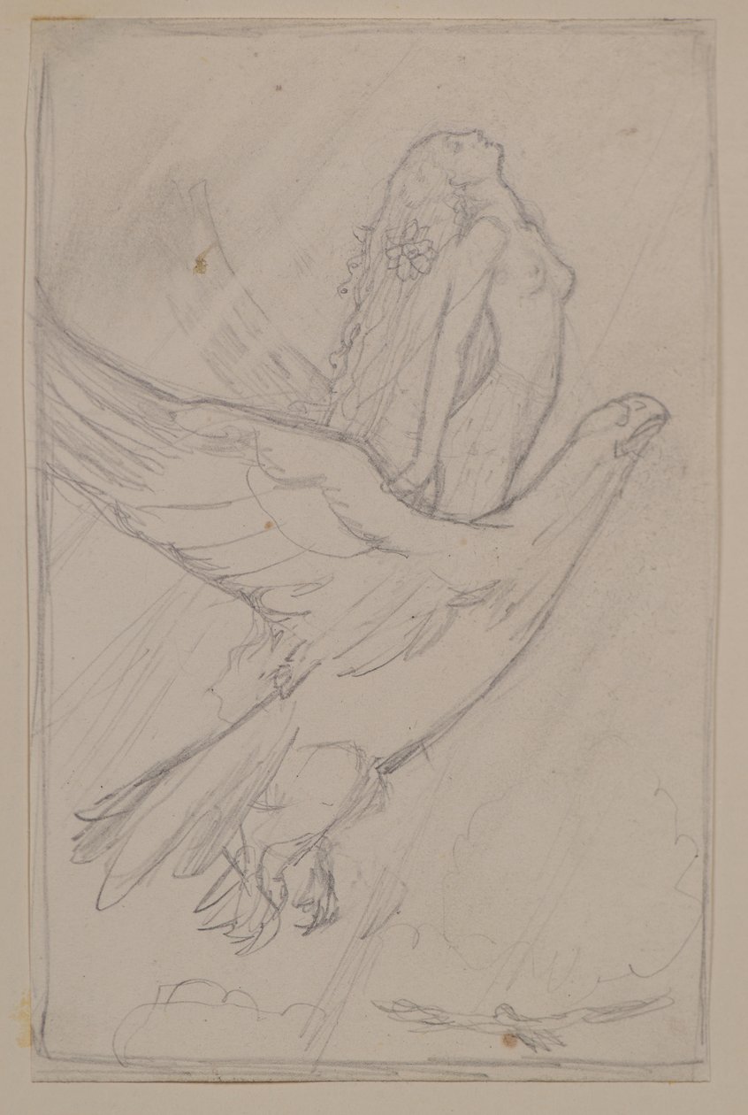 Ceyte forsøker å nå solen (blyant) av John Duncan