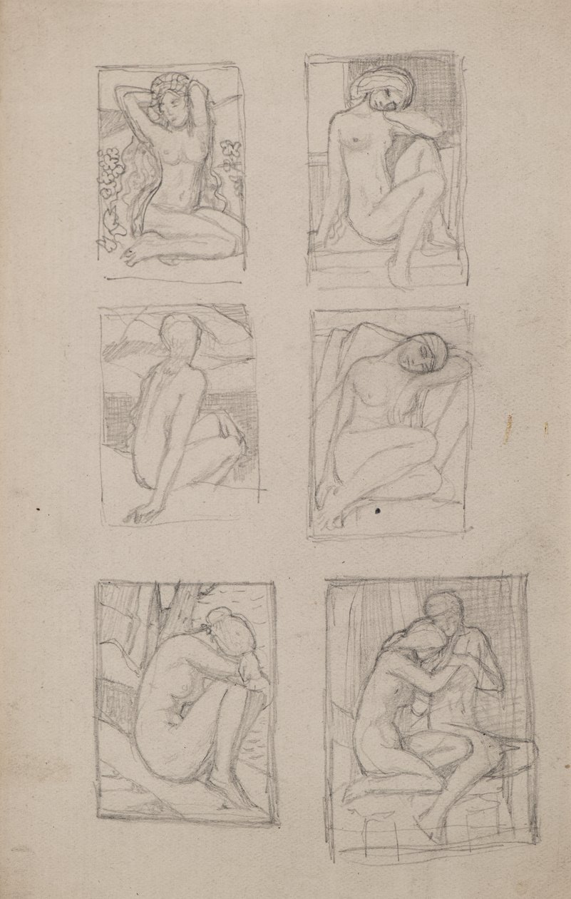 Idealets prest, Stephen Grahams (blyant) av John Duncan
