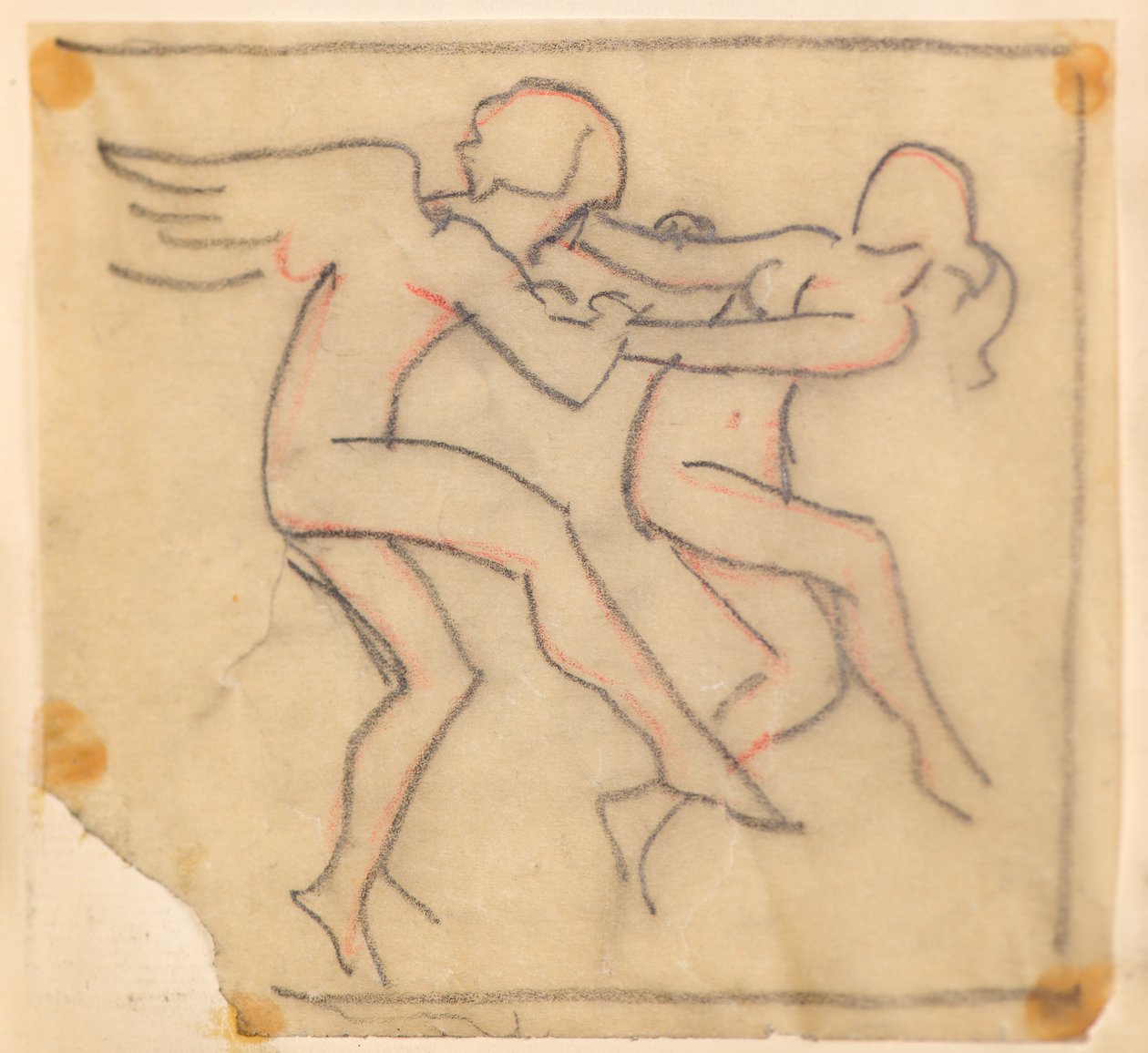 Uten tittel [Englerbryting] (blyant) av John Duncan
