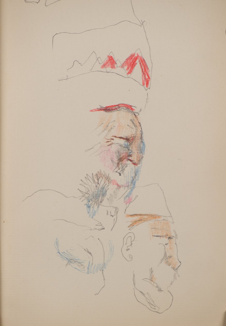 Uten tittel [Profilansikter] (blyant) av John Duncan