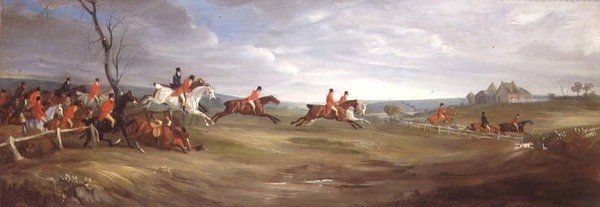 A Hunt Scurry med The Quorn av John E. Ferneley
