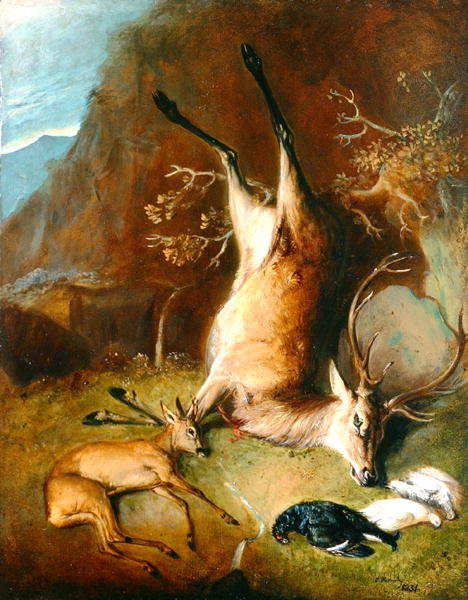 Høylandslandskap av John E. Ferneley