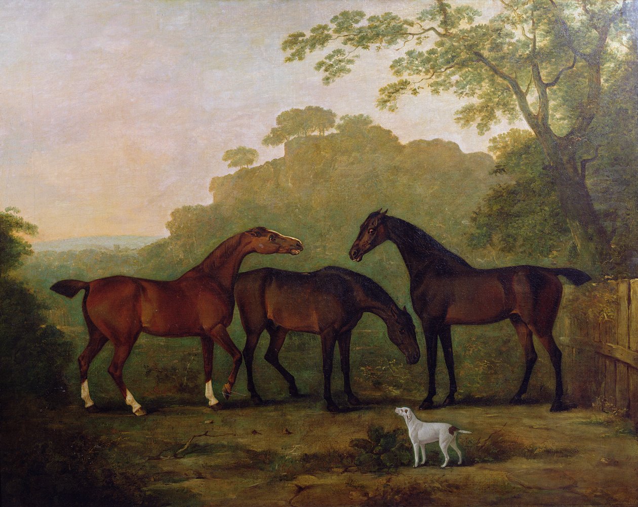 Jegere på Grass av John E. Ferneley