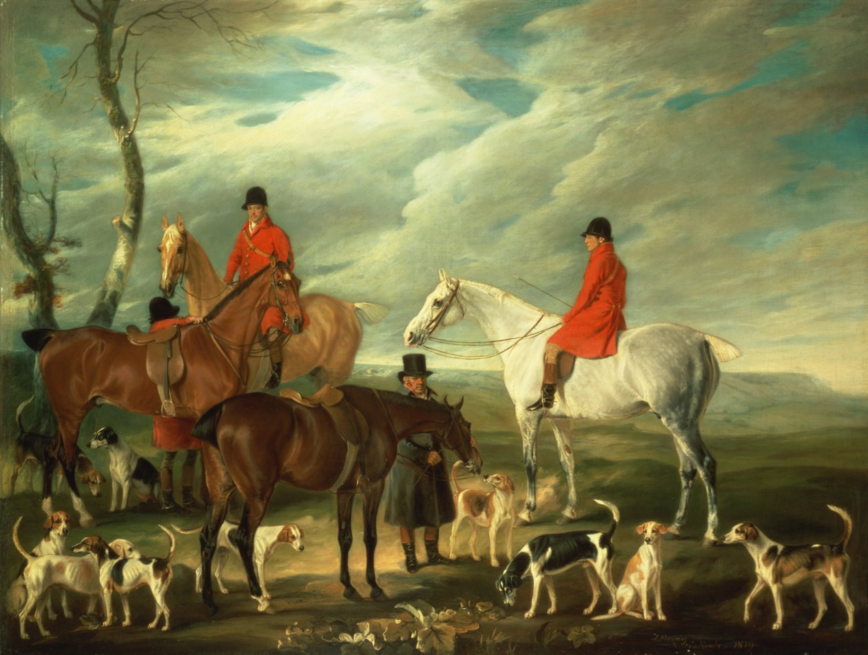 The Meet, Melton Mowbray av John E. Ferneley