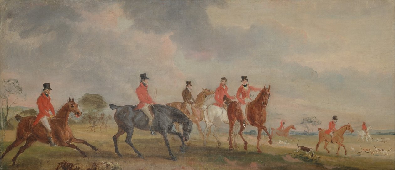 The Quorn Hunt: The Artist and his Friends Moving Off av John E. Ferneley